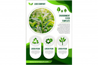 قالب لایه باز تراکت تبلیغاتی