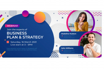 قالب لایه باز پوستر تبلیغاتی