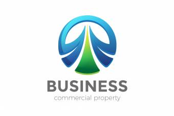 طرح لایه باز ایلاستریتور لوگو Business