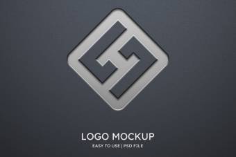 طرح لایه باز ایلاستریتور موکاپ لوگو