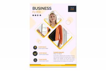 طرح لایه باز ایلاستریتور تراکت تبلیغاتی