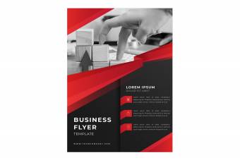 طرح لایه باز ایلاستریتور تراکت تبلیغاتی