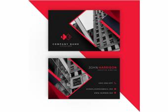 قالب لایه باز ایلاستریتور کارت ویزیت