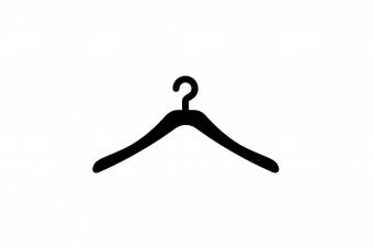 طرح وکتور clothes hanger