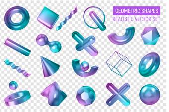 قالب لایه باز ایلاستریتور وکتورهای هندسی