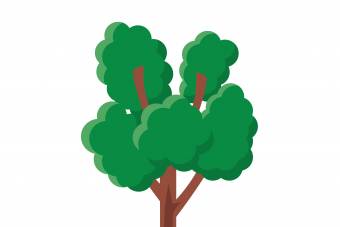 وکتور لایه باز درخت