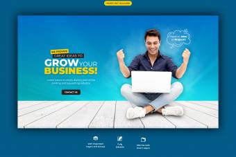 دانلود بنر لایه باز شرکتی