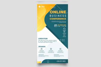 دانلود قالب استوری اینستاگرام شرکتی زرد و سبز