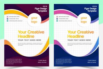 طرح لایه باز برای پوستر