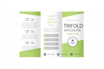 قالب لایه باز ایلاستریتور بروشور