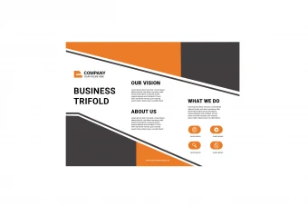 قالب لایه باز ایلاستریتور بروشور