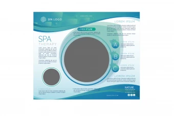 قالب لایه باز ایلاستریتور بروشور