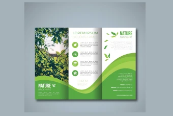 قالب لایه باز ایلاستریتور بروشور