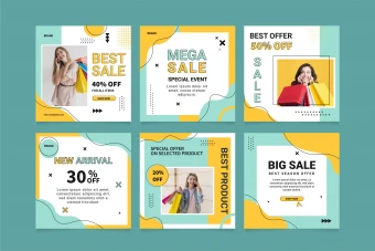 دانلود قالب پست اینستاگرام فروش ویژه