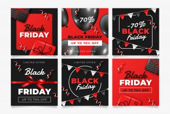 دانلود قالب پست اینستاگرام جمعه سیاه