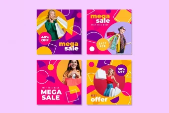 دانلود قالب پست اینستاگرام فروش ویژه