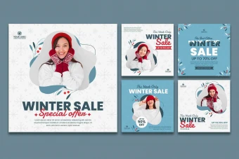دانلود پست اینستاگرام فروش ویژه زمستان