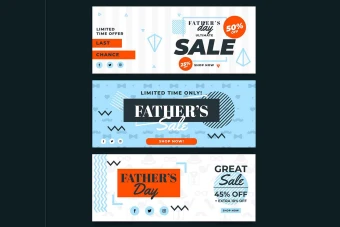 بنر لایه باز تخفیف روز پدر