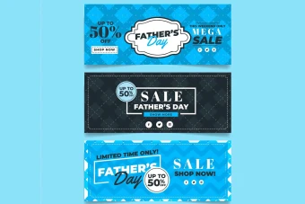 بنر لایه باز تخفیف روز پدر