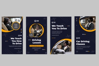 قالب لایه باز استوری اینستاگرام رنگ سرمه ای