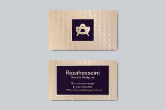 کارت ویزیت لایه باز رویال