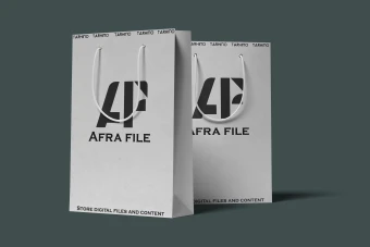 دانلود طرح لایه باز موکاپ کیف خرید