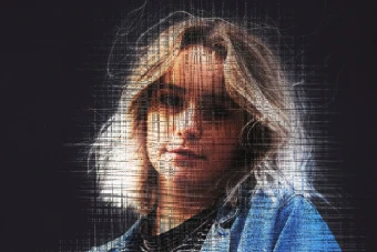 اکشن ایجادخط موج روی عکس