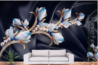 طرح لایه باز پوستر پشت تلویزیون