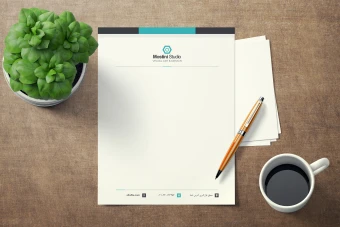 قالب لایه باز سربرگ اداری