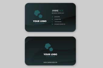 دانلود کارت ویزیت مشکی