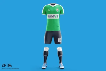 دانلود فایل لایه باز موکاپ ست کامل لباس فوتبال