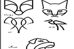 وکتور(لوگو)حیوانات شامل روباه و سگ و فیل و گربه و لک لک