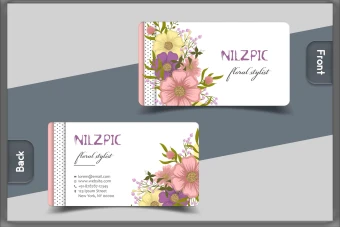 لایه باز کارت ویزیت هنری خاص