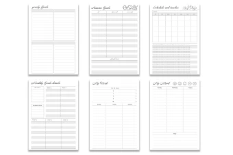 فایل قابل پرینت pdf پلنر مخصوص فصل پاییز و زمستان