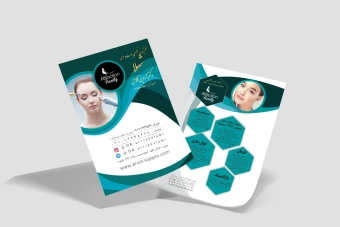 تراکت سالن زیبایی زنانه و سایر مشاغل