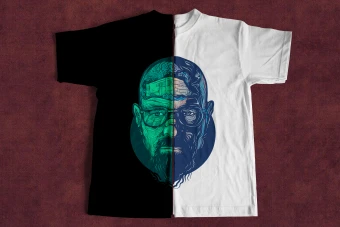 طرح تیشرت فیلم بریکینگ بد