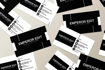 فایل لایه باز کارت ویزیت لاکچری