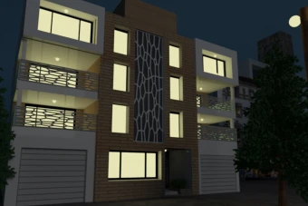 modern building aparteman