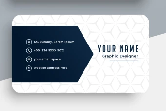 کارت ویزیت دو رو