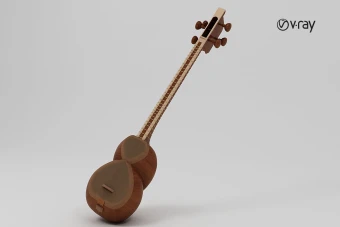 دانلود آبجکت موسیقی ساز سنتی تار