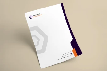 طرح لایه باز سربرگ شرکتی و اداری مدل 1002