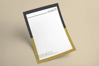 طرح لایه باز سربرگ شرکتی و اداری مدل 1003