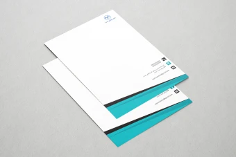 فایل لایه باز سربرگ شرکتی