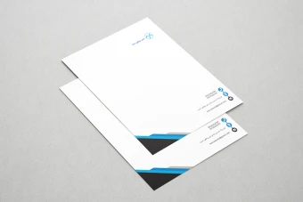 فایل لایه باز سربرگ شرکتی