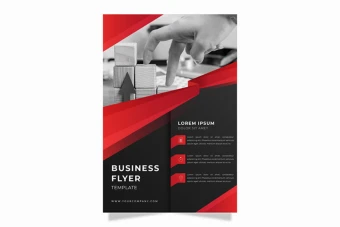 تراکت تبلیغاتی لایه باز ایلاستریتور