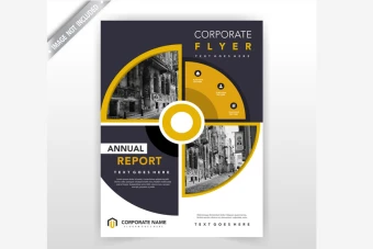 تراکت شرکتی تبلیغاتی لایه باز