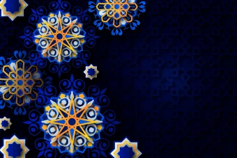 وکتور و المان ماه مبارک رمضان