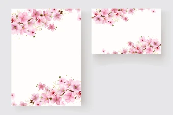 طرح کارت پستال و پست با موضوع بهار