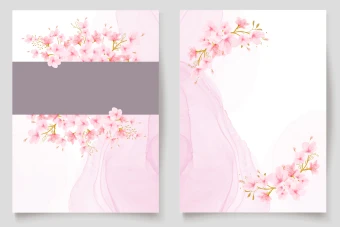 طرح کارت پستال و پست با موضوع بهار