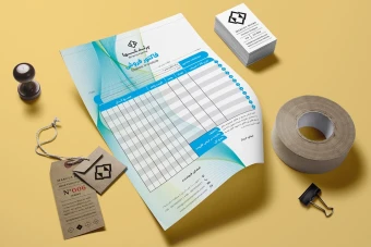 دانلود طرح لایه باز فاکتور فروش | طراحی حرفه‌ای، مناسب چاپ فوری